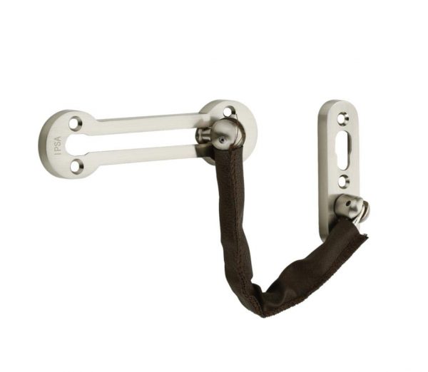 Steel Door Chain With Leather Cover